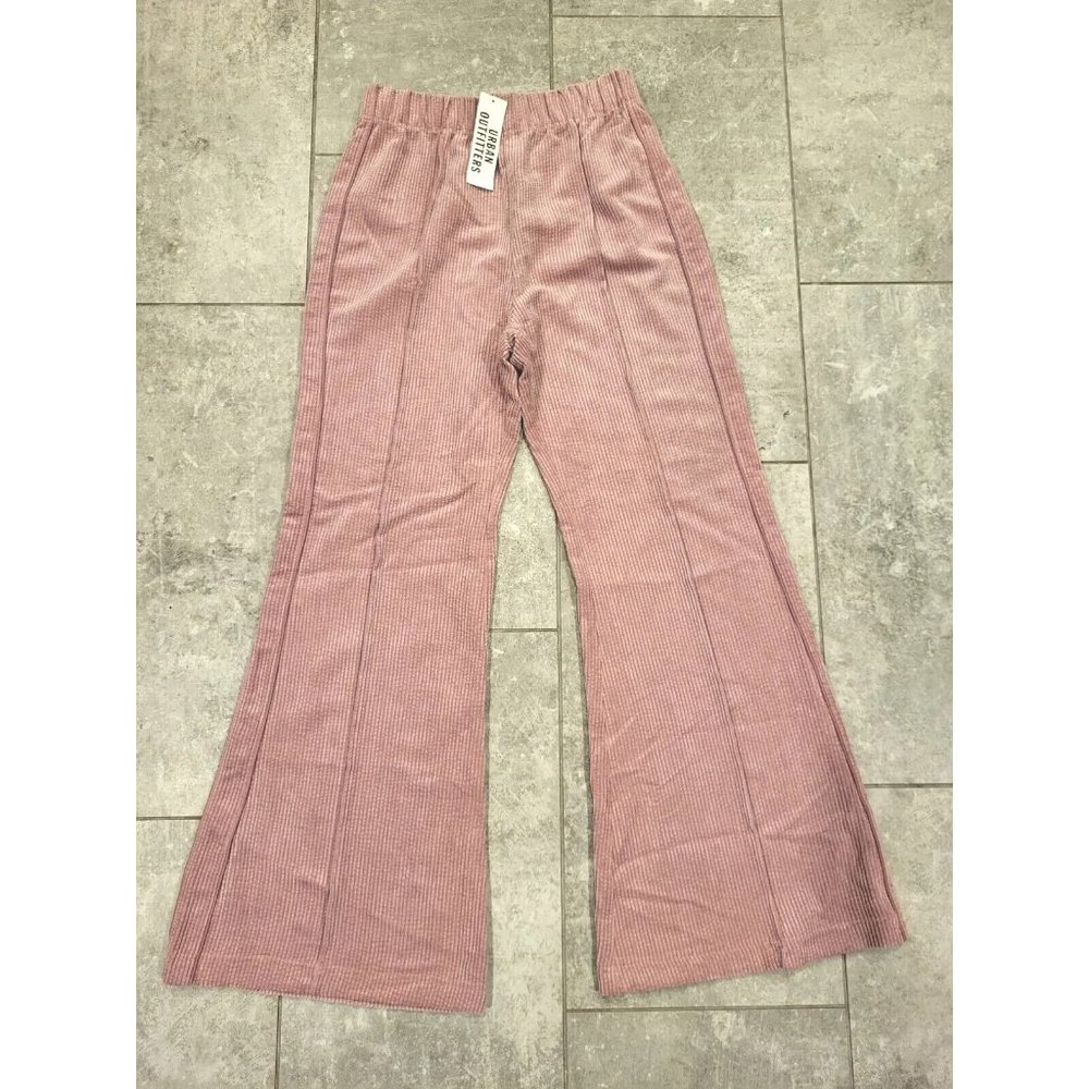 New Pink Flare Stretch Corduroy Pull On Pants BDG Size M